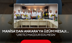 Manisa’dan Ankara’ya üzüm mesajı… ‘Üretici mağdur edilmesin’