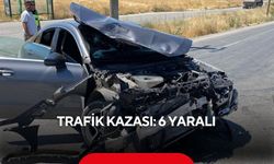 Trafik kazası: 6 yaralı