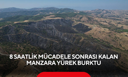 8 Saatlik Mücadele Sonrası Kalan Manzara Yürek Burktu