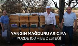 Yangında 140 kovanı zarar görmüştü! Manisa Büyükşehir Belediyesi’nden arıcıya tam destek