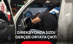 Yasal sınırı 11’e katladı! Alkollü sürücü akaryakıt alırken direksiyonda sızdı...