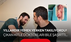 Yıllardır yemek yerken takılıyordu! Karnından çıkan 13 santimetrelik kitle doktorları bile şaşırttı...