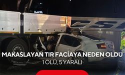 Yolcu otobüsü ve otomobil makaslayan tıra çarptı... 1 ölü, 5 yaralı
