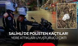 Salihli’de nefes kesen kovalamaca! Kaçarken attıkları uyuşturucu çıktı