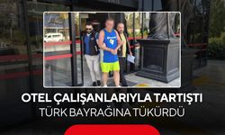 Alanya’da İngiliz turist Türk bayrağına tükürdü! Tutuklanarak cezaevine gönderildi...
