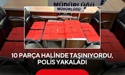 10 Parça Halinde Taşınıyordu, Polis Yakaladı