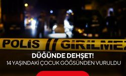 Düğünde dehşet! Havaya ateşlenen mermi 14 yaşındaki çocuğu vurdu