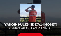 Yangın Kulesinde 7/24 Nöbet! Ormanlar Anbean İzleniyor