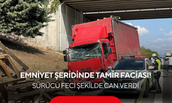 Emniyet şeridinde tamir faciası! Sürücü feci şekilde can verdi