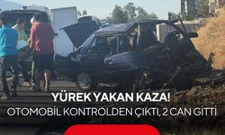Feci kaza! Otomobil kontrolden çıktı, 2 kişi hayatını kaybetti
