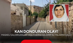 Kan donduran olay! Maskeli saldırganlar yaşlı kadına saldırıp altınlarını çaldı
