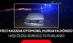 Takla atan otomobil hurdaya döndü! Yolcu hayatını kaybetti, sürücü tutuklandı