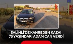 Salihli’de kahreden kaza! Yolun karşısına geçemedi…