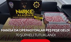 Manisa’da uyuşturucu operasyonlarında dikkat çeken bilanço: 1 ayda 70 tutuklama