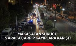 Manisa’da faciadan dönüldü! 5 araca çarpıp devrildi, sürücü kaçtı