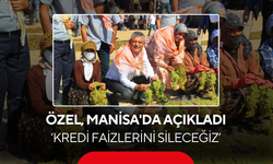 Özel, Manisa'da açıkladı... 'Kredi Faizlerini Sileceğiz'