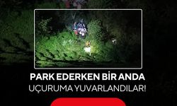 Park ederken bir anda uçuruma yuvarlandılar! Rize’de 2 kişi hayatını kaybetti