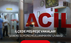 Salgın paniği üzerine Kaymakamlık harekete geçti: "Şebeke suyunu kullanmayın" uyarısı