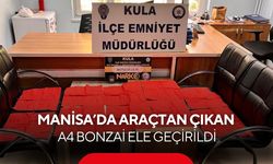Tam 65 bin içimlik! Manisa’da araçtan çıkan A4 bonzai ele geçirildi