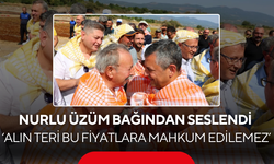 Başkan Nurlu üzüm bağından seslendi ‘Alın Teri Bu Fiyatlara Mahkum Edilemez’
