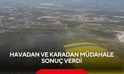 Havadan ve Karadan Müdahale Sonuç Verdi