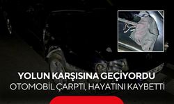 Yolun karşısına geçmek istedi, otomobil çarptı! Hayatını kaybetti
