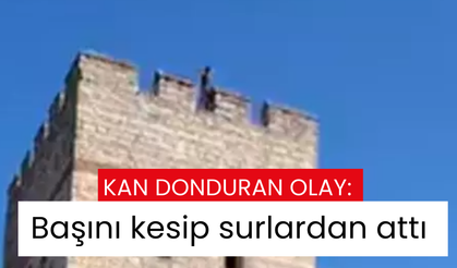 Kan donduran olay: Başını kesip surlardan attı