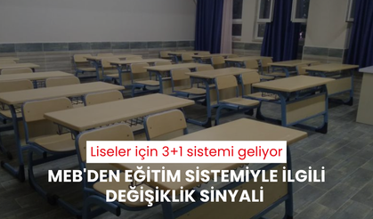 Eğitimde Devrim; '4+4+4 Değişiyor' MEB’den 3+1 modeli ile yeni liseler dönemi!