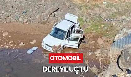 Otomobil dereye uçtu: 3 kişi ölümden döndü