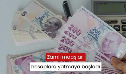 Zamlı maaşlar hesaplara yatmaya başladı