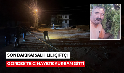 Son dakika! Salihlili çiftçi, Gördes’te cinayete kurban gitti