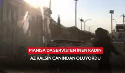 Manisa'da kuralsız iniş faciaya ramak bıraktı: Kadın son anda kurtuldu