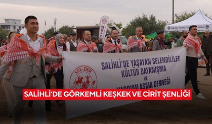 Salihli’de görkemli keşkek ve cirit şenliği