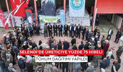 Selendi’de üreticiye yüzde 75 hibeli tohum dağıtımı yapıldı