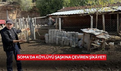 Soma’da köylüyü şaşkına çeviren şikâyet!