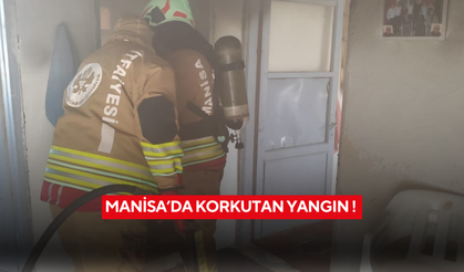 Manisa’da korkutan yangın !