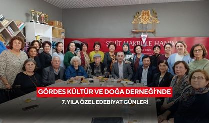 Gördes Kültür ve Doğa Derneği’nde 7. yıla özel edebiyat günleri