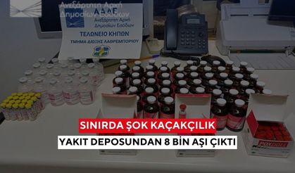 Sınır kapısında şaşkına çeviren kaçakçılık! Yakıt deposundan binlerce çiçek aşısı çıktı...