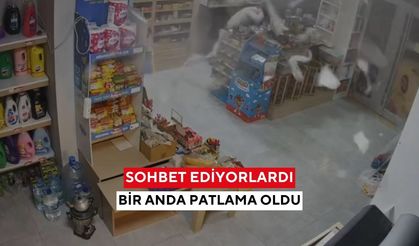 Marketin ortasında bomba gibi patladı! O anlar kamerada...