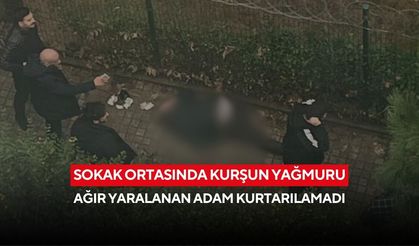 Sokak ortasında infaz: 4 kurşunla vurulan adam hayatını kaybetti
