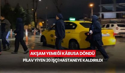 Tekstil fabrikasında zehirlenme şoku! Akşam yemeği kabusa döndü...