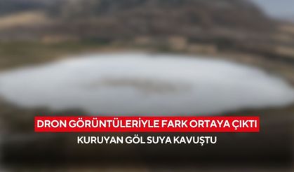 Göçmen kuşlar için hayat kaynağı geri döndü | Dron görüntüleriyle fark ortaya çıktı...