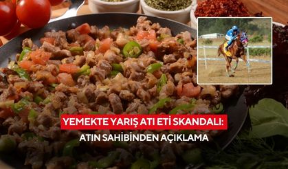 Yemekte yarış atı eti skandalı: Atın sahibinden ilk açıklama