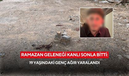 Gelenek kanlı sonla bitti: Ramazan topu yüzüne isabet etti