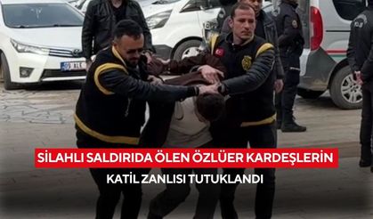Silahlı saldırıda ölen Özlüer kardeşlerin katil zanlısı tutuklandı