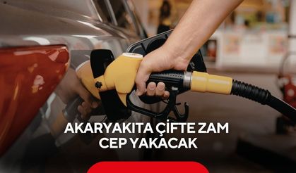 Akaryakıta çifte zam cep yakacak