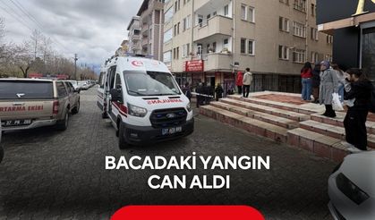 Bacadaki yangın can aldı: Çatıdan düşen şahıs yaşamını yitirdi