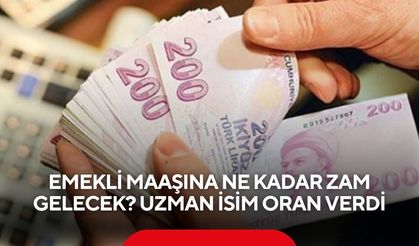 Emekli maaşına ne kadar zam gelecek? Uzman isim oran verdi