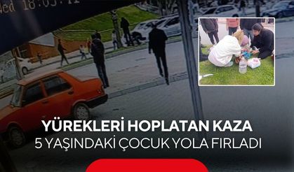 “İğne yapmayın” diye ağladı... Minik çocuğun kaza anı kamerada!