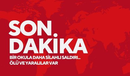 Bir okula daha silahlı saldırı...  Çok sayıda polis ekibi sevk edildi